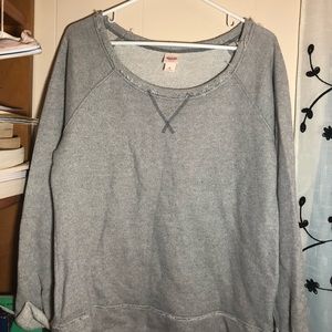 Grey mossimo pullover sweatshirt